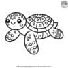 Gentle Turtle Coloring Pages