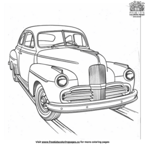 Exciting real car coloring pages