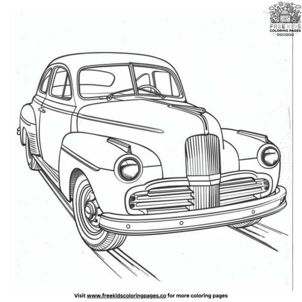 Real Car Coloring Pages
