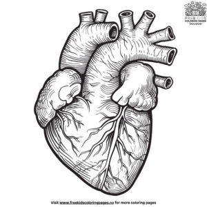 Genuine Heart Coloring Pages