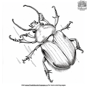 Realistic Bug Coloring Pages