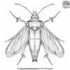 Grasshopper Coloring Pages