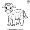 Realistic Cow Coloring Pages