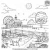 Realistic Farm Coloring Pages