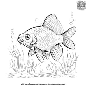 Realistic Fish Coloring Pages