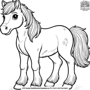 Genuine Horse Coloring Pages