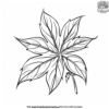 Realistic Leaf Coloring Pages