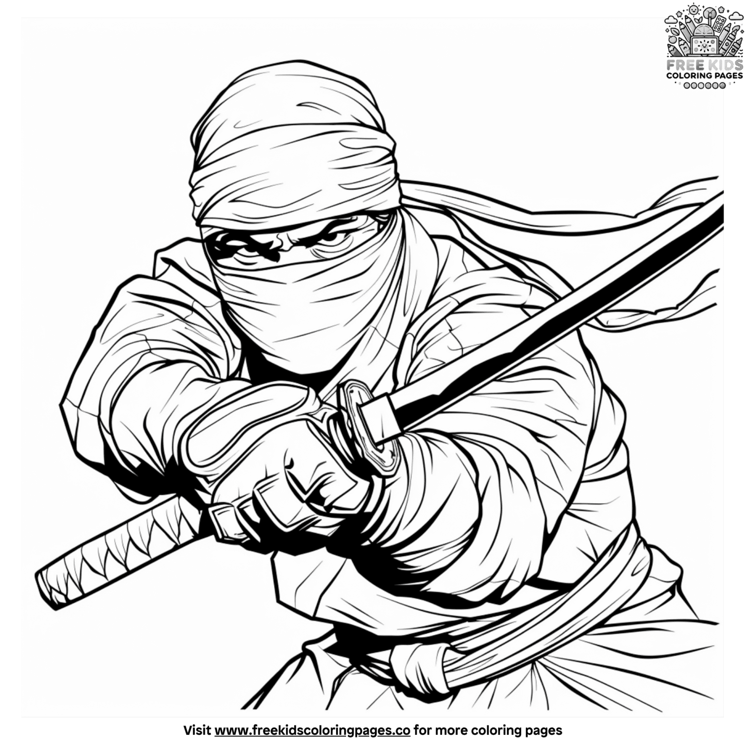 25+ Exciting Ninja Coloring Pages Fun And Adventure For Kids