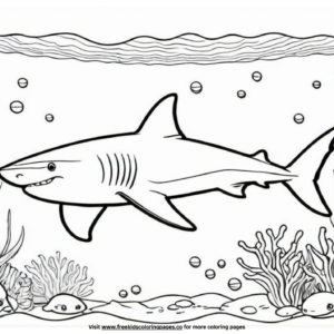 Realistic Ocean Coloring Pages