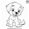 Realistic Puppy Coloring Pages For Aspiring Artists