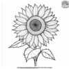 Sunflower Petals Coloring Pages