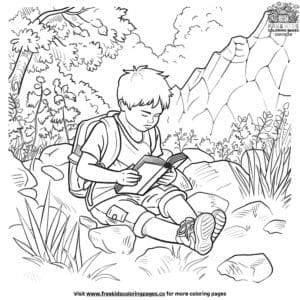 Mindful relaxing coloring pages