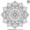 Relaxing Easy Mandala Coloring Pages