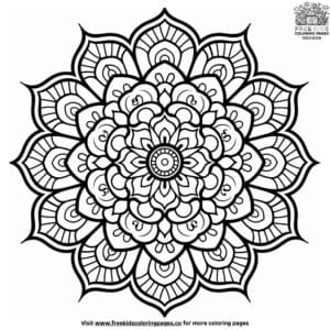 Calm Mandala Coloring Pages