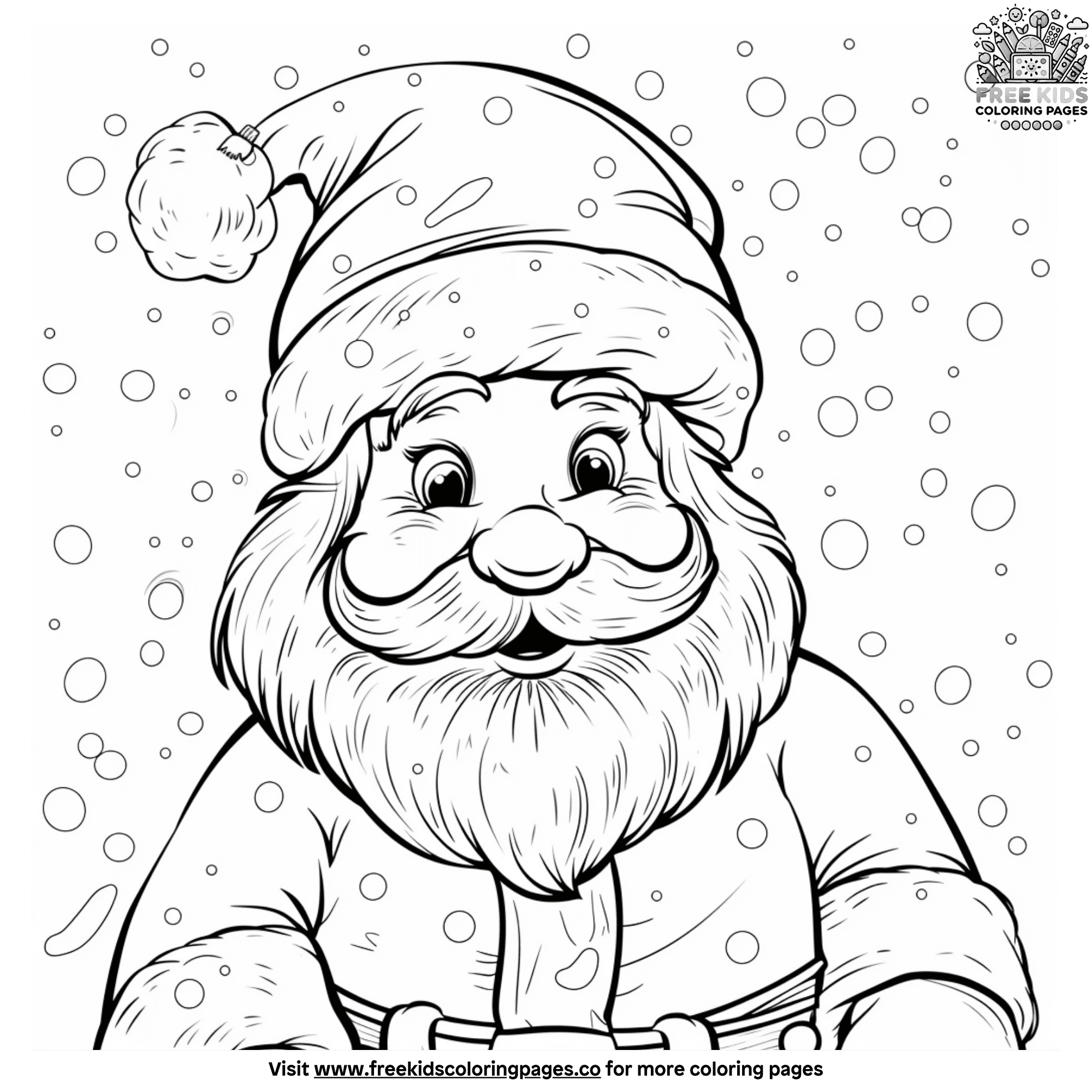 Captivating Santa Christmas Coloring Pages For The Holiday Season