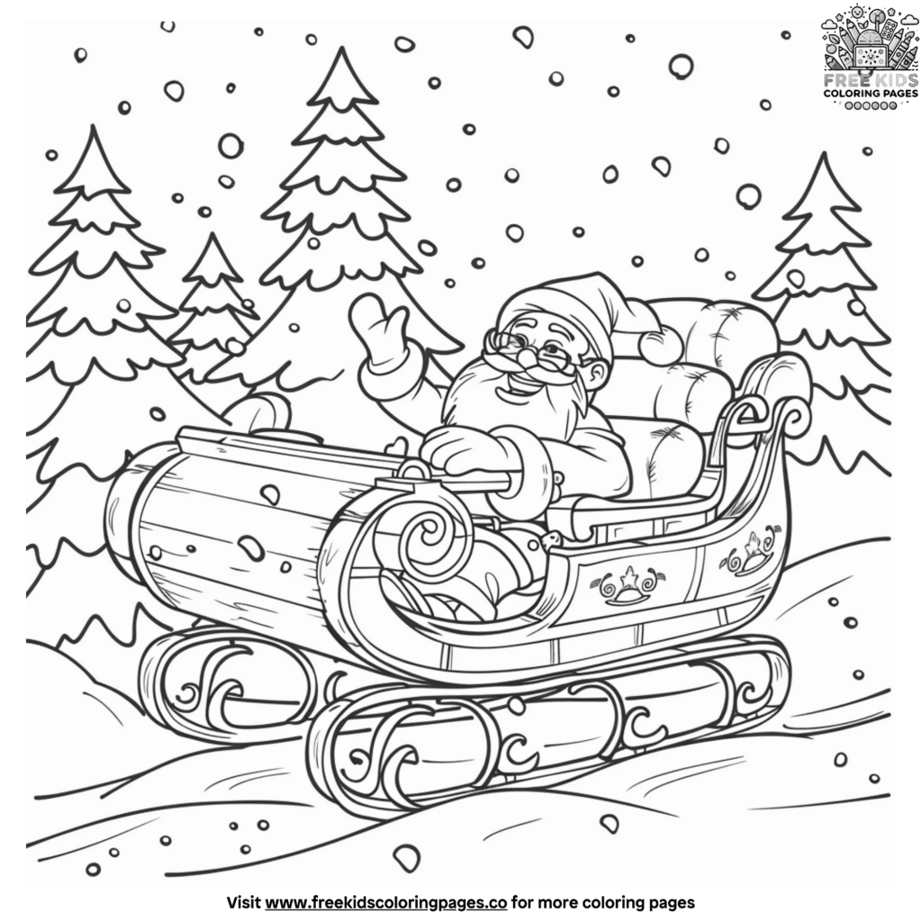 Cute Santa Coloring Pages Adorable Designs For Children cute-santa-coloring-pages-adorable-designs-for-children