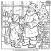 Santa's Workshop Coloring Pages