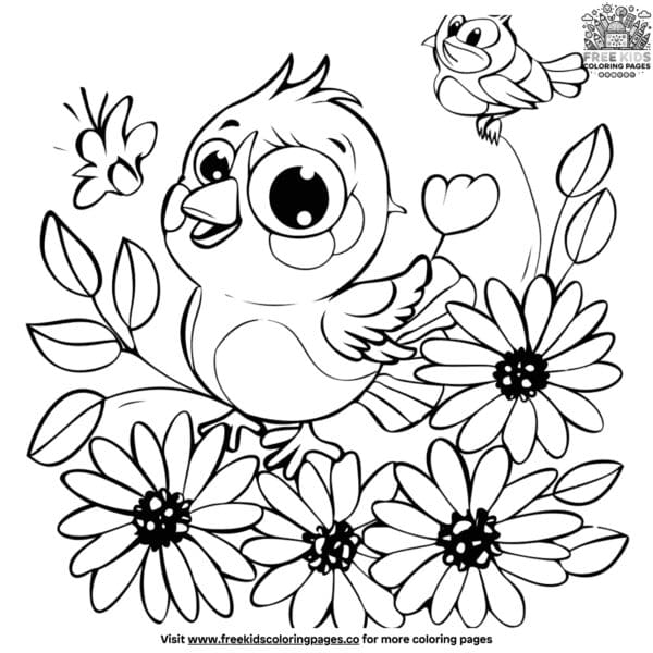 Serene animal coloring pages