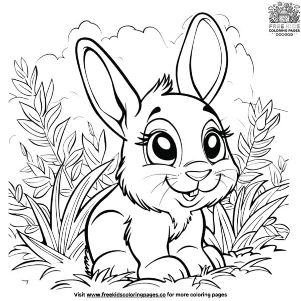 Comforting animal relaxing coloring pages