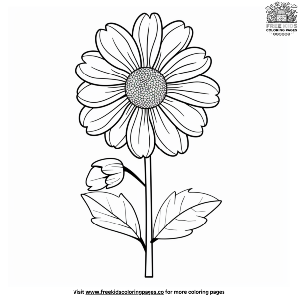 Simple Earth Day Coloring Pages