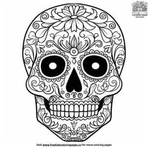 Sugar Skull Coloring Pages