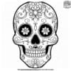 Basic Sugar Skull Coloring Pages