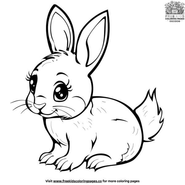 Simple and Easy Cute Animal Coloring Pages