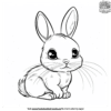 Appealing Bunny Coloring Pages