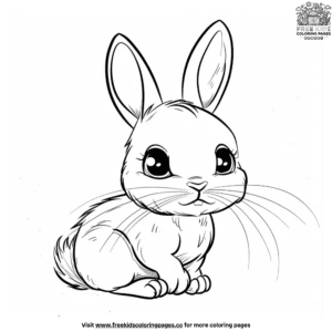 Appealing Bunny Coloring Pages