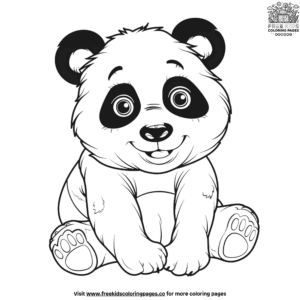 Fun Easy Panda Coloring Pages