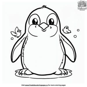 Simple and Easy Penguin Coloring Pages: Perfect for Beginners