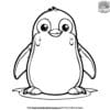 Enjoyable Simple And Easy Penguin Coloring Pages