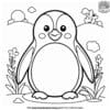 Fun Simple and Easy Penguin Coloring Pages