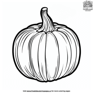 Enjoyable easy pumpkin coloring pages