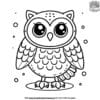 Basic And Easy Owl Coloring Pages: Ideal For Beginners