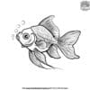 Cheerful And Simple Fish Coloring Pages