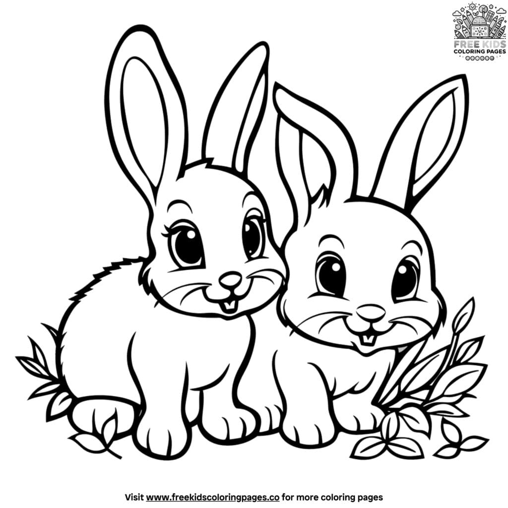 Simple and sweet farm animal coloring pages