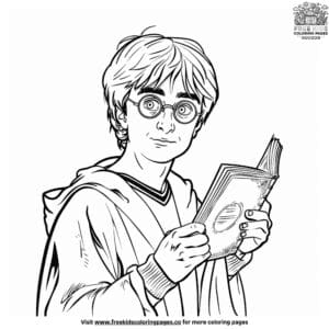 Simple Harry Potter Coloring Pages