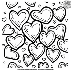 Tiny Heart Coloring Pages