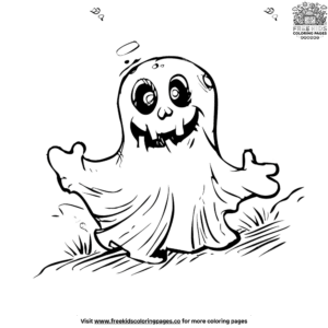 Eerie and scary halloween coloring pages