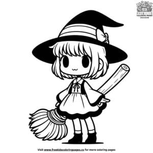 Thrilling Kuromi Halloween Coloring Pages