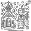 Religious St. Patrick Coloring Pages