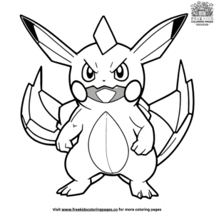 Rugged pokémon coloring pages