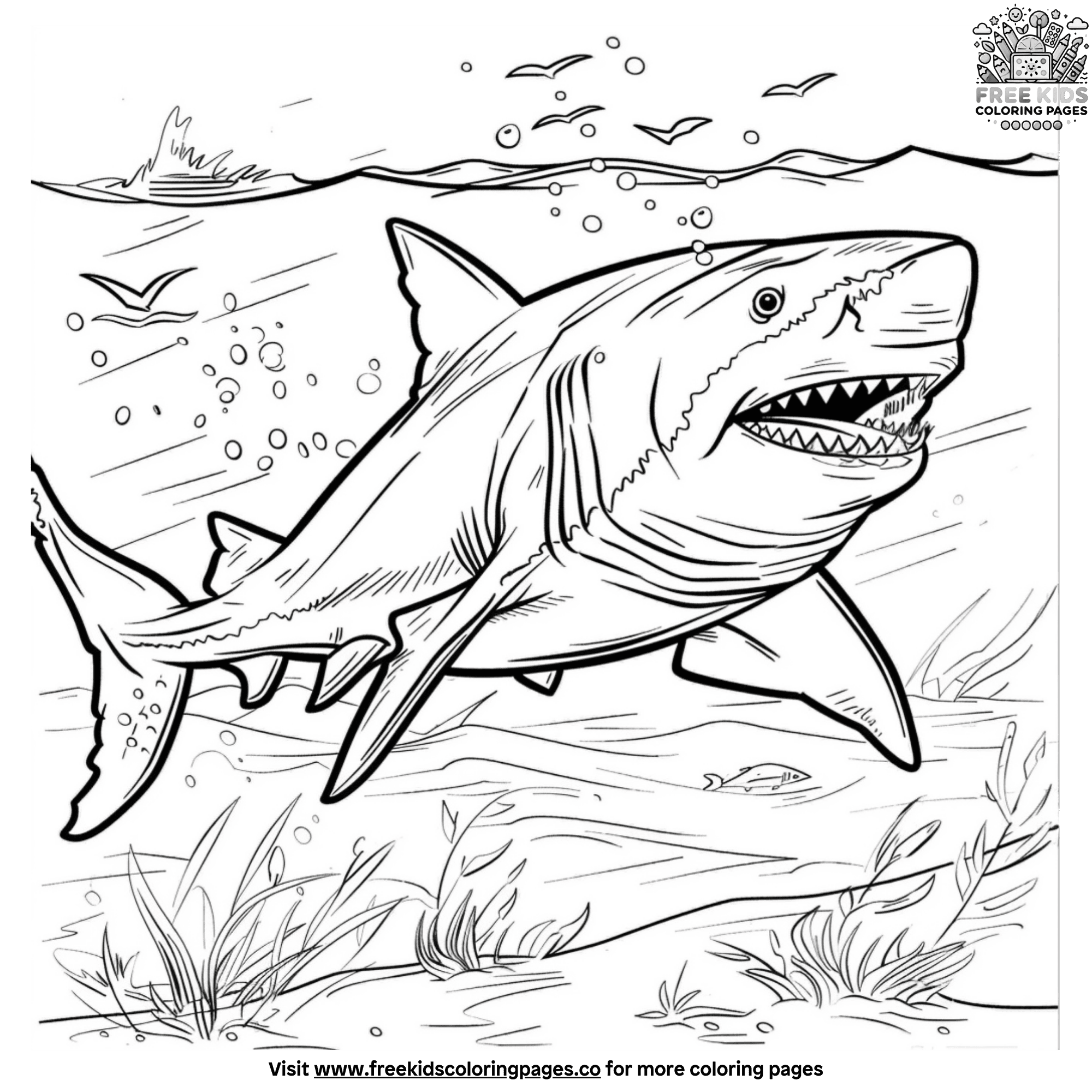 Bold Great White Shark Coloring Pages A Fearsome Beauty Bold Great White Shark Coloring Pages A Fearsome Beauty