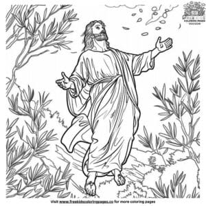 Jesus Leaving Earth Coloring Pages