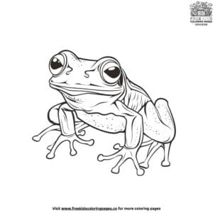 Realistic Frog Coloring Pages to Inspire