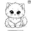 Stunning Realistic Kitten Coloring Pages For Detailed Coloring