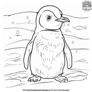 Stunning Realistic Penguin Coloring Pages: True-to-Life Fun