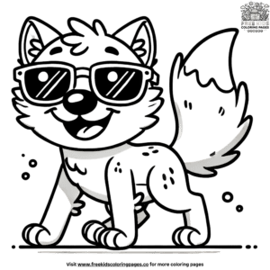 Elegant cool wolf coloring pages for creative minds