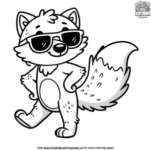 Stylish Cool Wolf Coloring Pages For Creative Minds